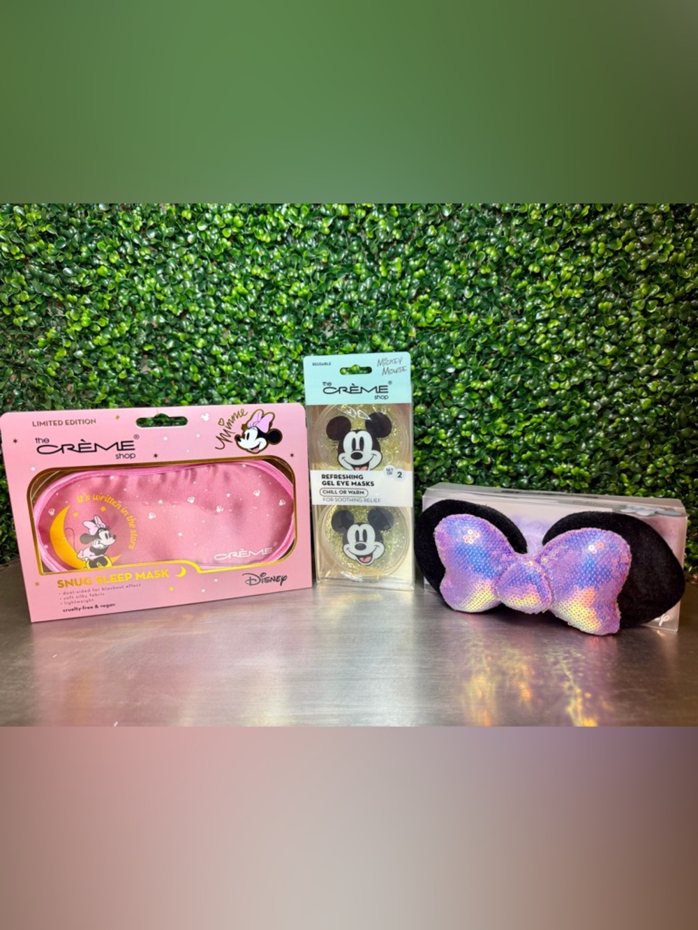 The Crème Shop Mickey/Minnie Mouse Collection of 3